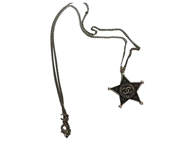 Chanel Paris Dallas Halskette Silber