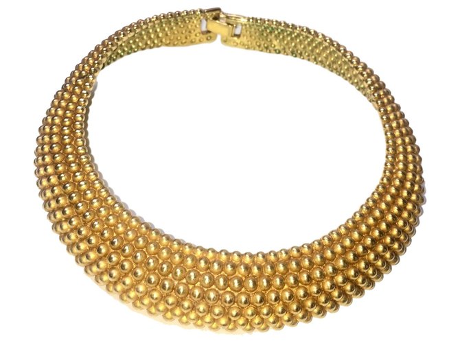 Yves Saint Laurent YLS necklace, Vintage Golden Gold-plated  ref.115540