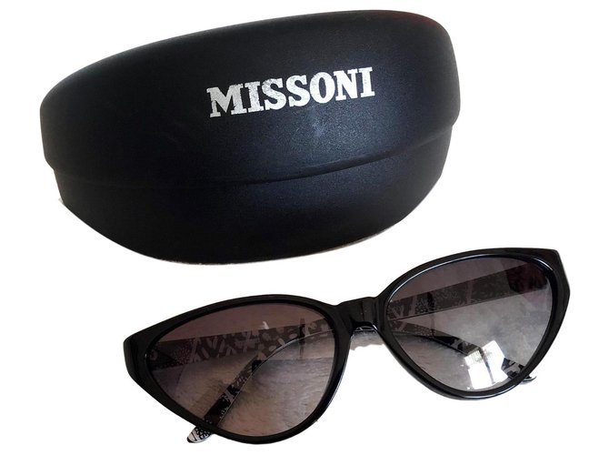 M Missoni Gafas de sol Negro Plástico  ref.115545