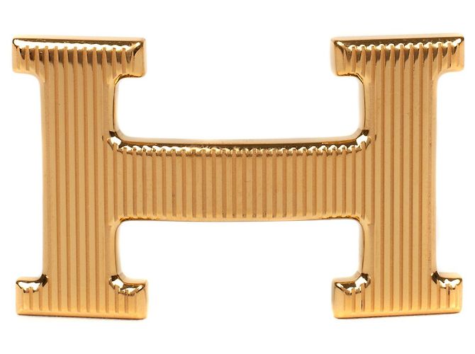 Hermès Hermes Gürtelschnalle "Calender" hellgold, neue Bedingung! Golden