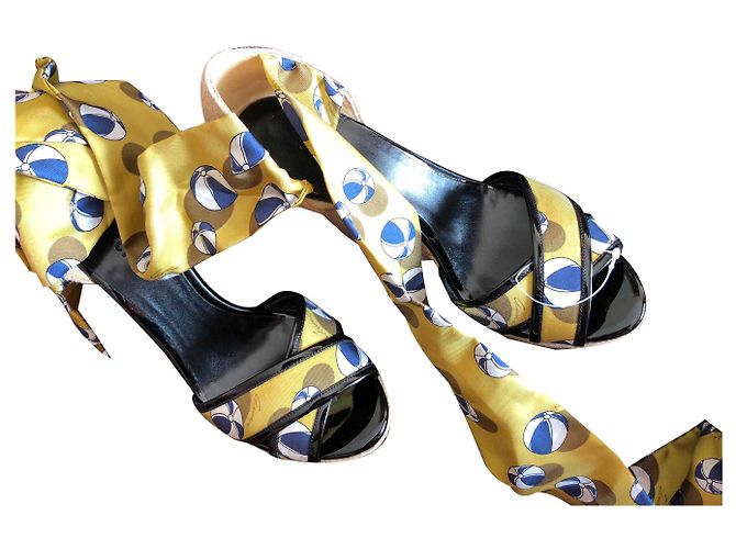 Sandali con tacco Gucci 15 cm Multicolore