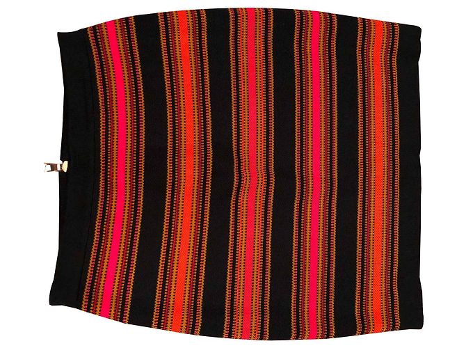 Gonna Balmain Multicolore Viscosa
