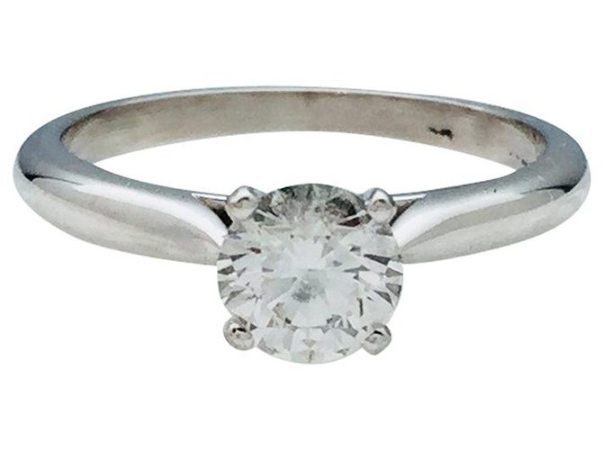 Cartier Ring "1895"in Platin, Diamant 0,61 Karat E / VVS2.  ref.115713