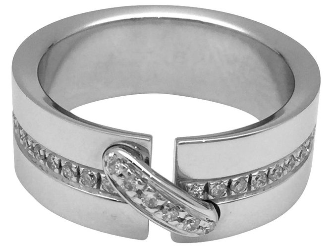 Chaumet "Link" Ring aus Weißgold, Diamanten.  ref.115750