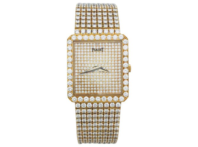 Reloj Piaget High Jewelry, Modelo Limelight, en oro amarillo y diamantes.  ref.115769