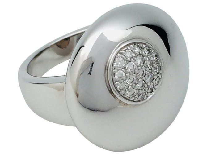 inconnue White gold and diamonds ring.  ref.115845