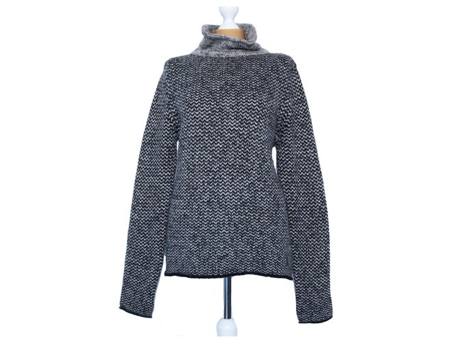 Trussardi Knitwear Grey Wool Acrylic  ref.115892