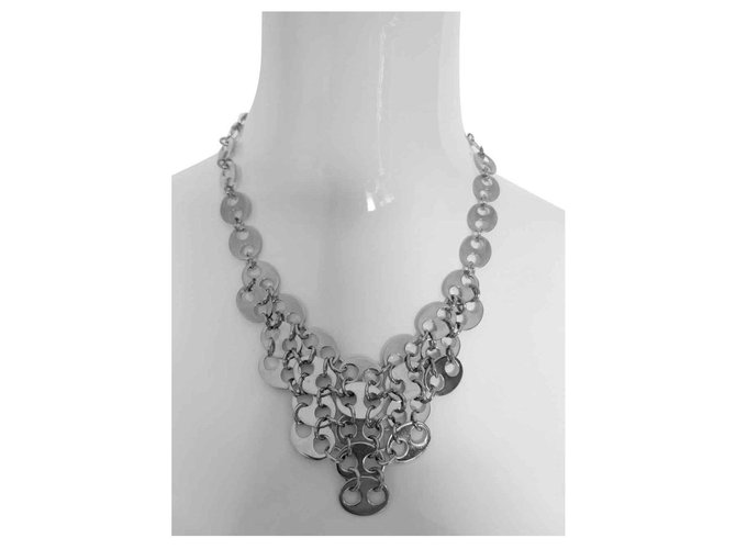 Paco Rabanne Necklaces Silvery Metal  ref.115912