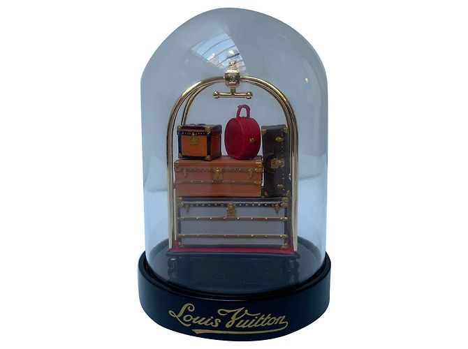 Louis Vuitton Exclusif VIP: Boule de neige chariot d'hôtel Marron Rouge