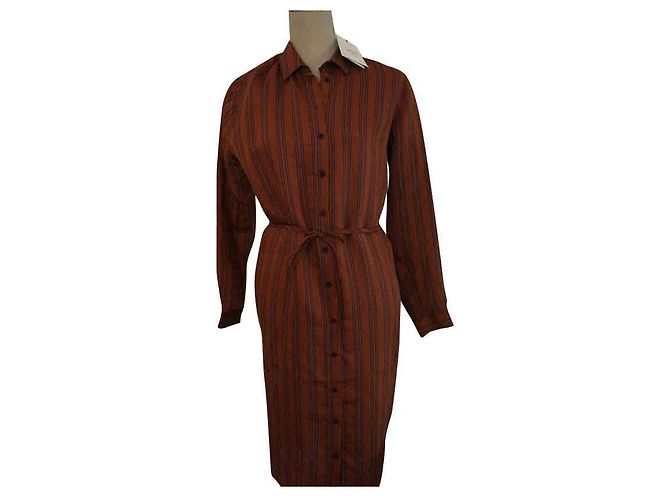 Swildens Tonga Hemdkleid Orange Viskose