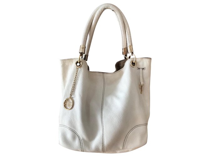 Lancel French Flair White Leather  ref.115974