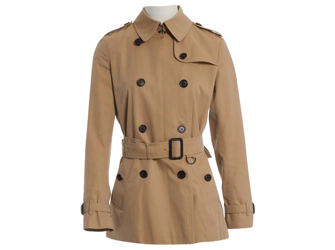 Burberry TRENCH Coton Beige  ref.116042