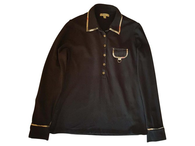 Burberry Tops Black Multiple colors Cotton  ref.116053