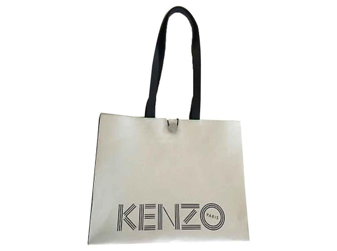 Kenzo Bolsa Branco Couro  ref.116064