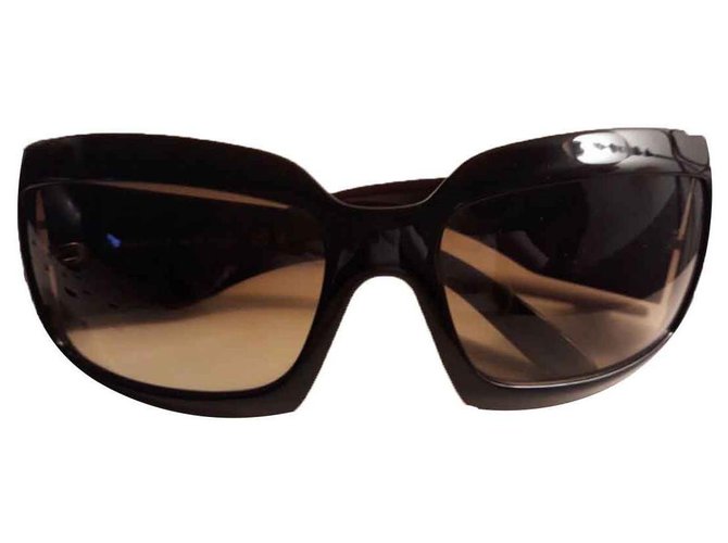 Chanel Des lunettes de soleil Plastique Blanc  ref.116065