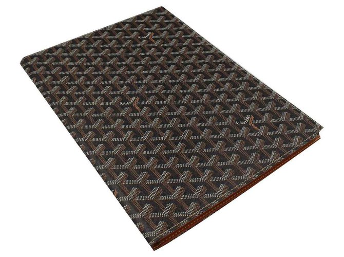 Goyard notebook Black Leather  ref.116187