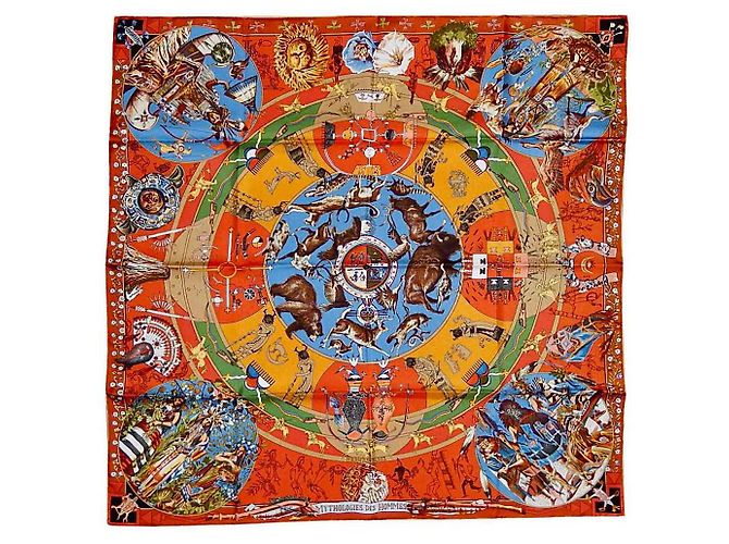 Hermès MITOLOGIA degli UOMINI ROSSI Multicolore