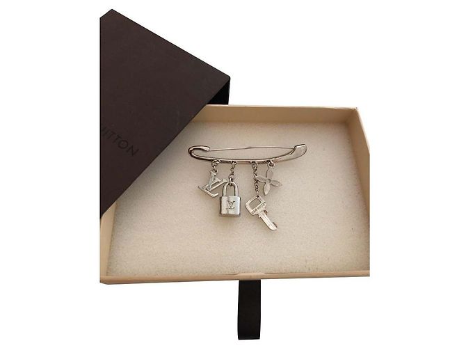 Louis Vuitton Brosche Silber