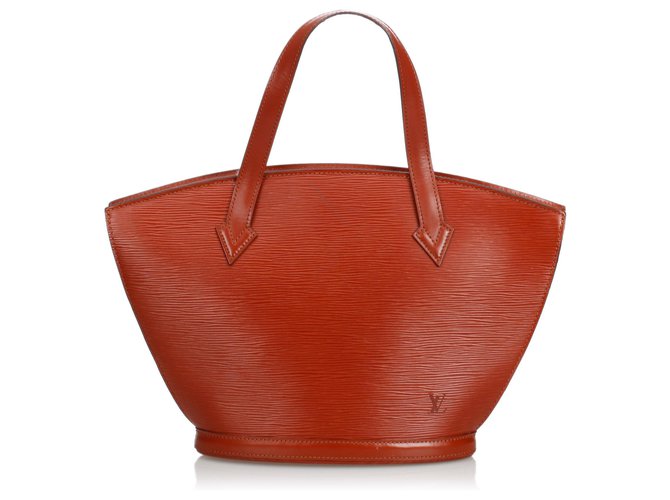 Louis Vuitton Epi Saint Jacques Short Strap PM Brown Leather  ref.116327