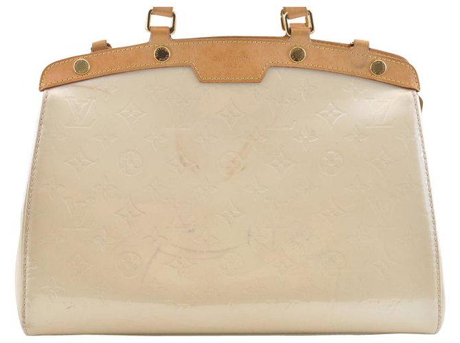 Louis Vuitton Bréa White Leather  ref.116436