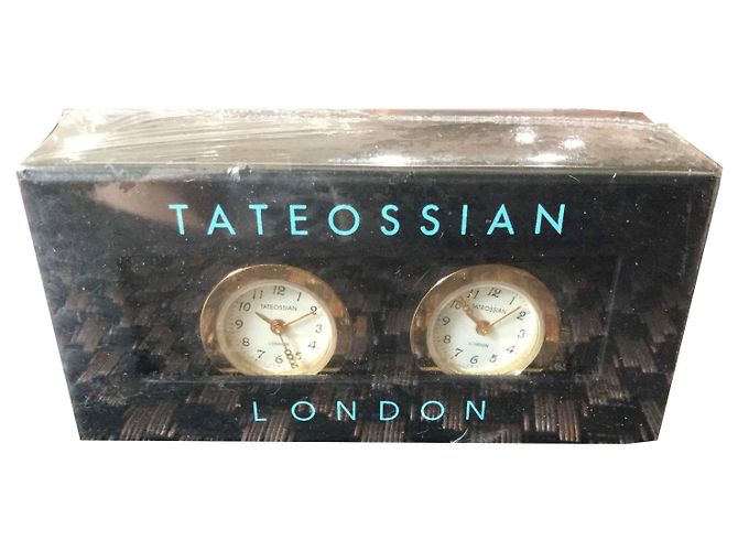Autre Marque Tateossian Arabic Rd Watch Cufflinks Gold-plated Golden