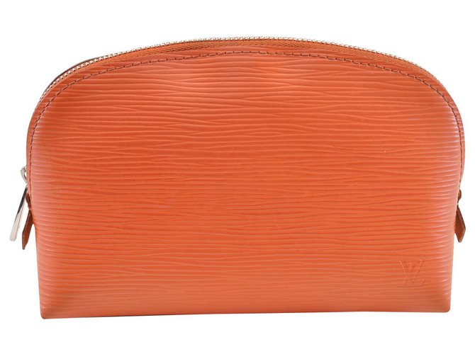 Louis Vuitton Pochette Cosmetique Arancione  ref.116624
