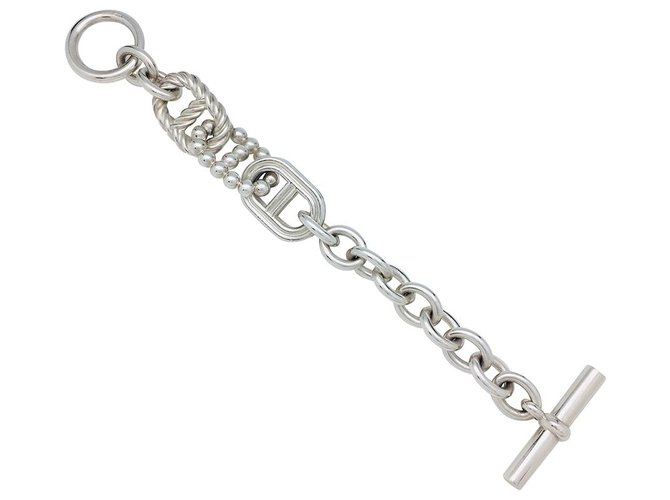 Hermès "Parade" bracelet in silver.  ref.116676