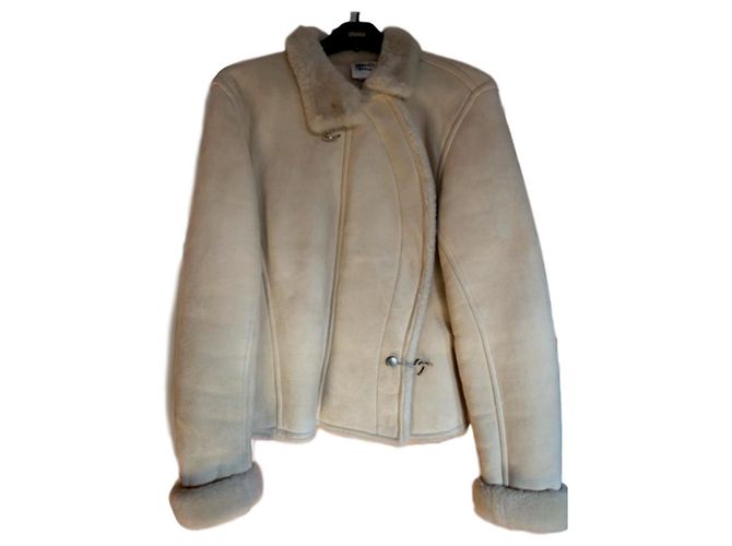 Hermès Shearling jacket Eggshell