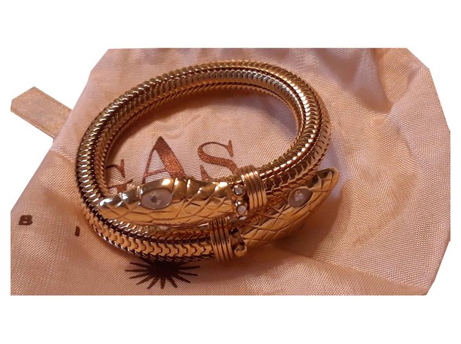 Gas Bracelets Golden Metal  ref.116691