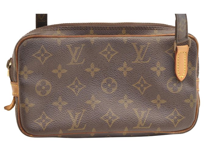 Louis Vuitton Marly Brown Cloth  ref.116711