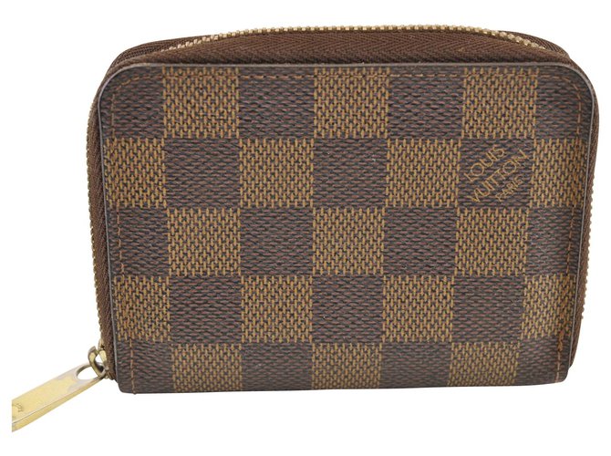 Louis Vuitton Zippy Brown Cloth  ref.116781