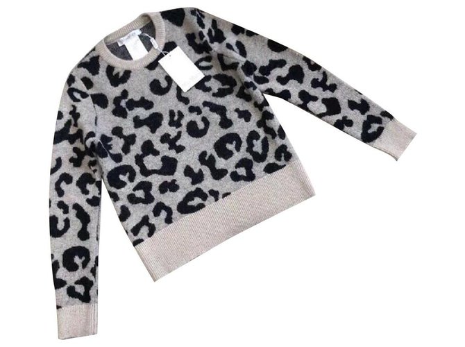 Maglione in lana di leopardo Max Mara Multicolore Mohair  ref.116810