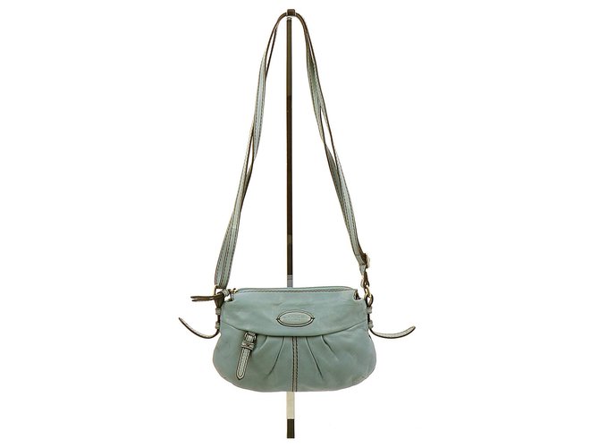 Lancel Handbag Light blue Leather  ref.116855