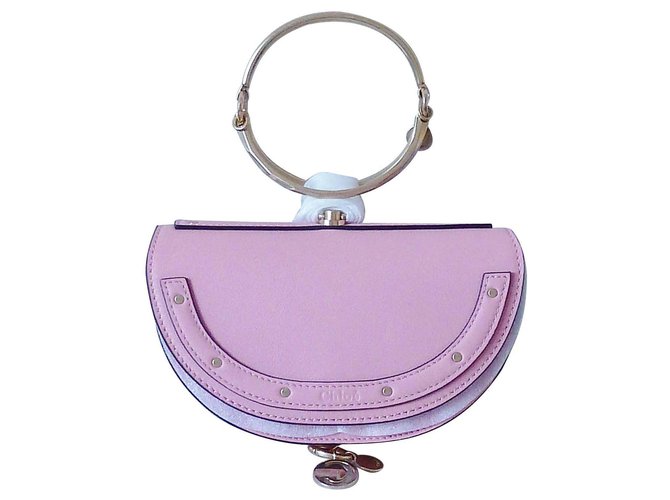 Chloé Nile Bracelet Pink Leather  ref.116866