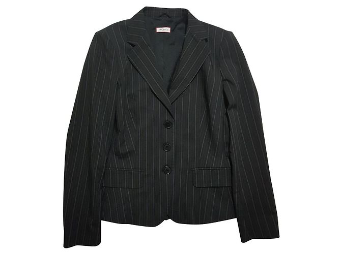 Blazer listrado Max & Co Azul marinho Multicor