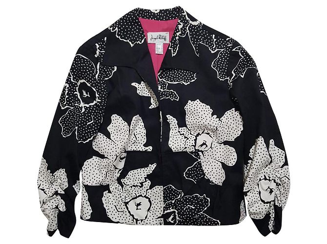 Autre Marque Joseph Ribkoff Polka Dot Blazer Schwarz Weiß