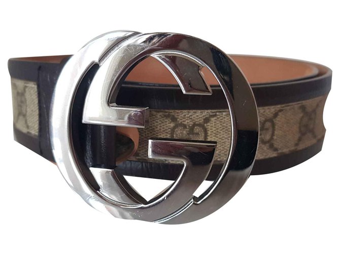 Gucci Belts Beige Leather  ref.116899