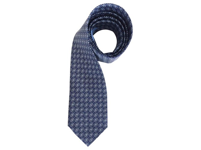 Cravate en soie Salvatore Ferragamo - Nouveau Bleu  ref.116900