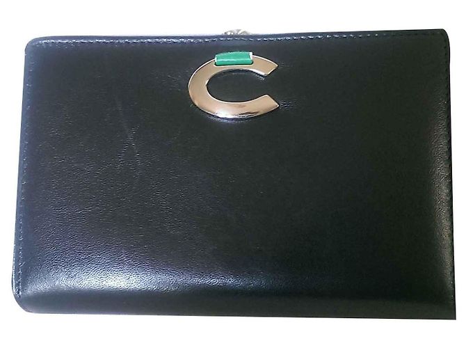 Cartera Carven de piel de becerro negra Negro