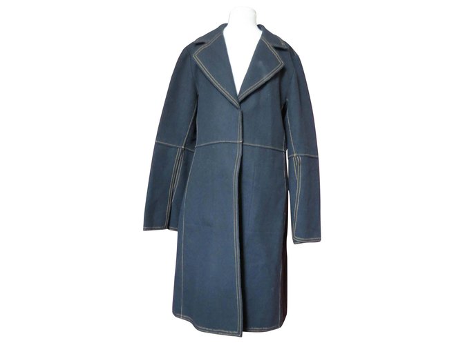 Autre Marque Nathalie Chaize coat 40 - 42 New label Black Wool  ref.117164