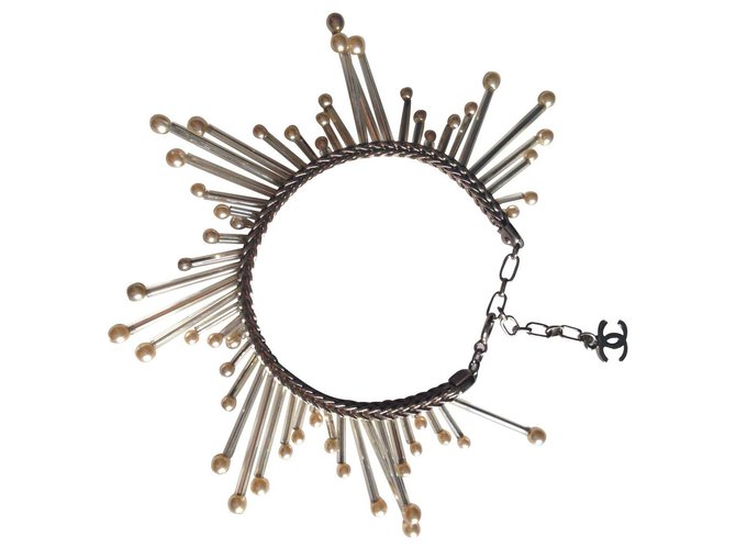 Chanel Bracelet étoile Métal Argenté  ref.117188
