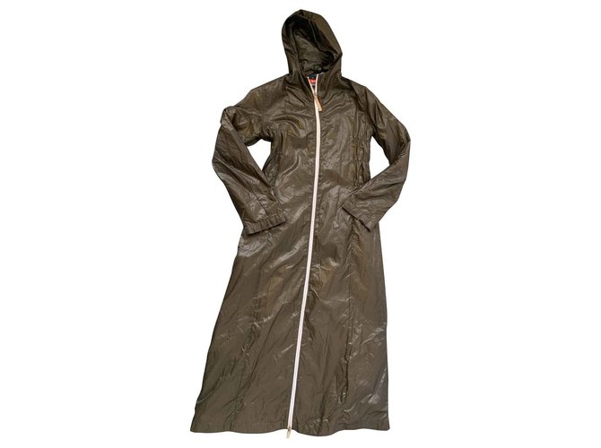 Diesel Coats, Outerwear Khaki Synthetic  ref.117280