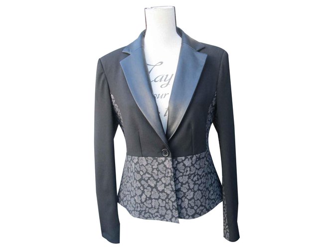 Autre Marque Black chic blazer Polyester  ref.117330