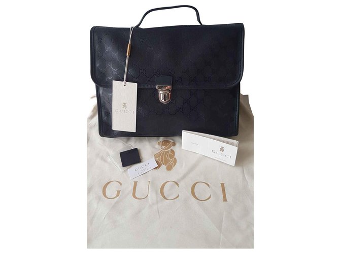 Gucci Bags Navy blue Leather  ref.117333
