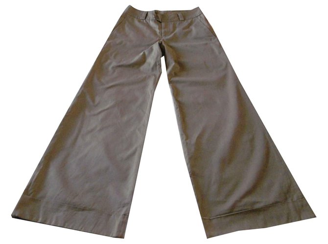 Pantalon Comme des Garcons Caqui Algodón  ref.117351