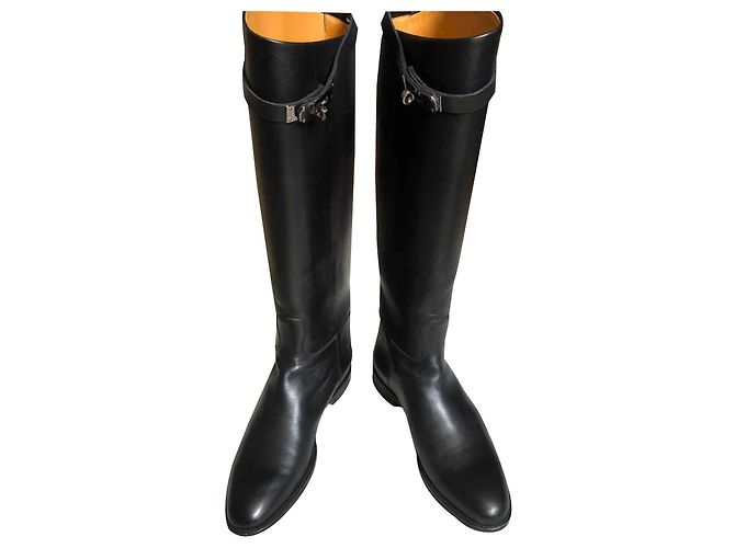 Hermès Jumping boots Black