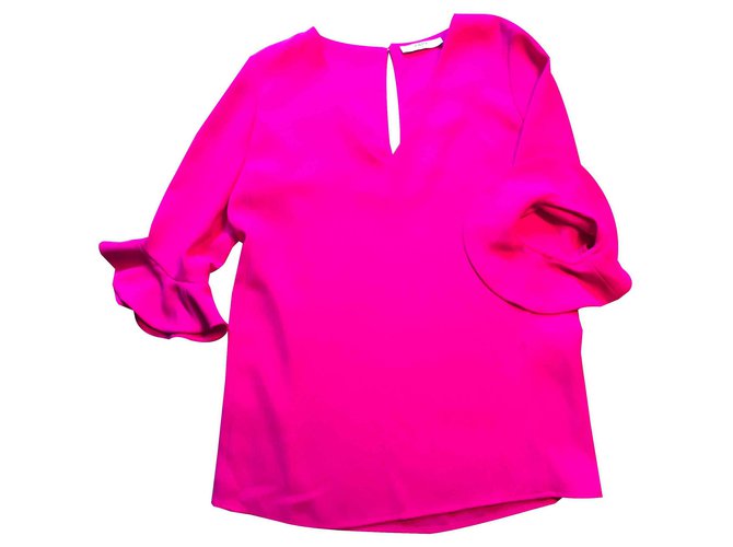 blouse ZAPA pink fuchsia Polyester  ref.117390