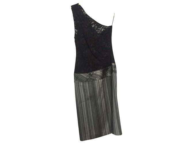 Cocktail or evening dress ALEXANDER MCQUEEN Black Lace  ref.117397