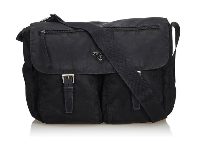 nylon messenger bag prada