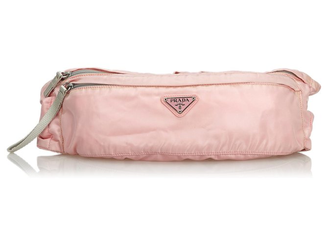 Prada Pink Nylon Belt Bag Cloth  ref.117488